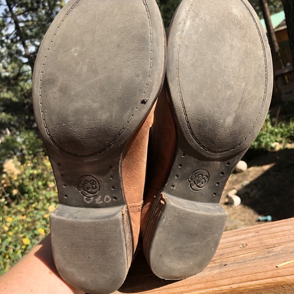 Lucky Brand Boots- Tan Leather Buckles Soft Ankle - Picture 6 of 6